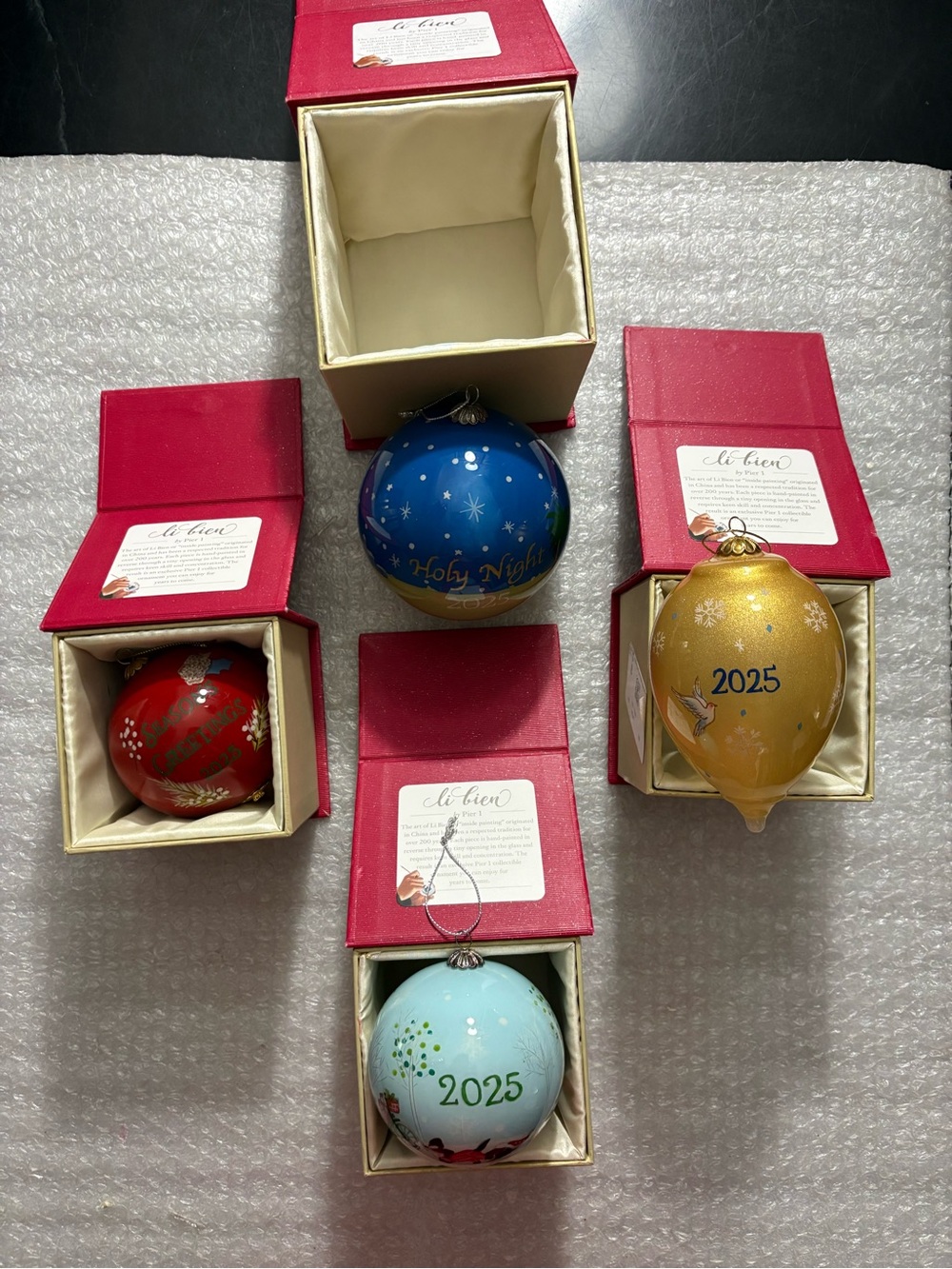 Pier 1 Li Bien 2025 ornament Bundle